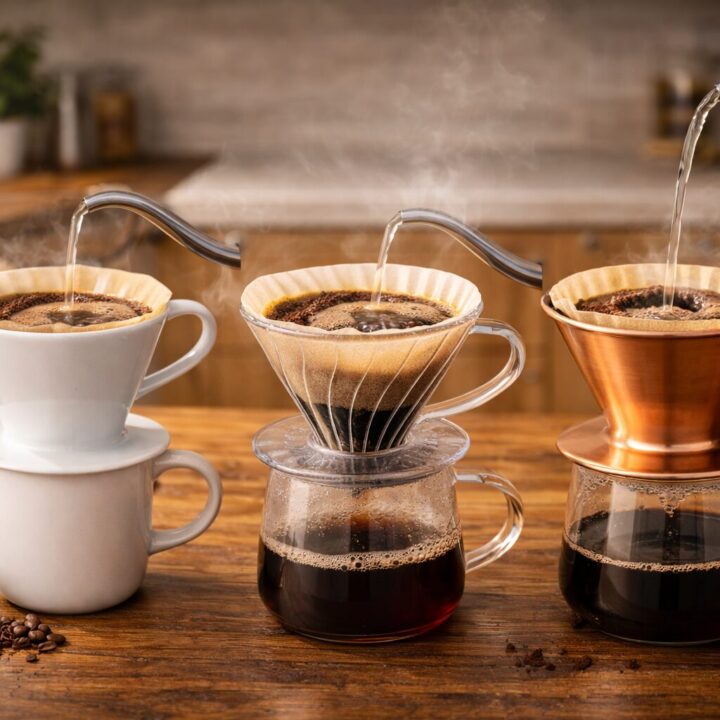 ドリッパーの種類と味の違い