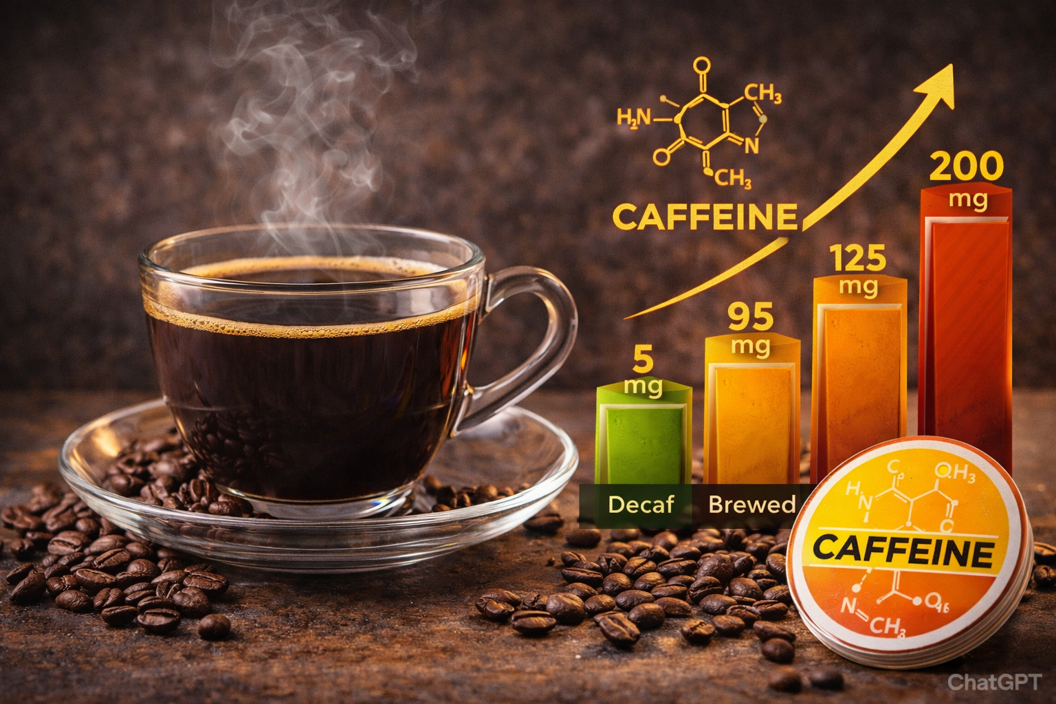 カフェインとは?コーヒーに含まれる量を解説