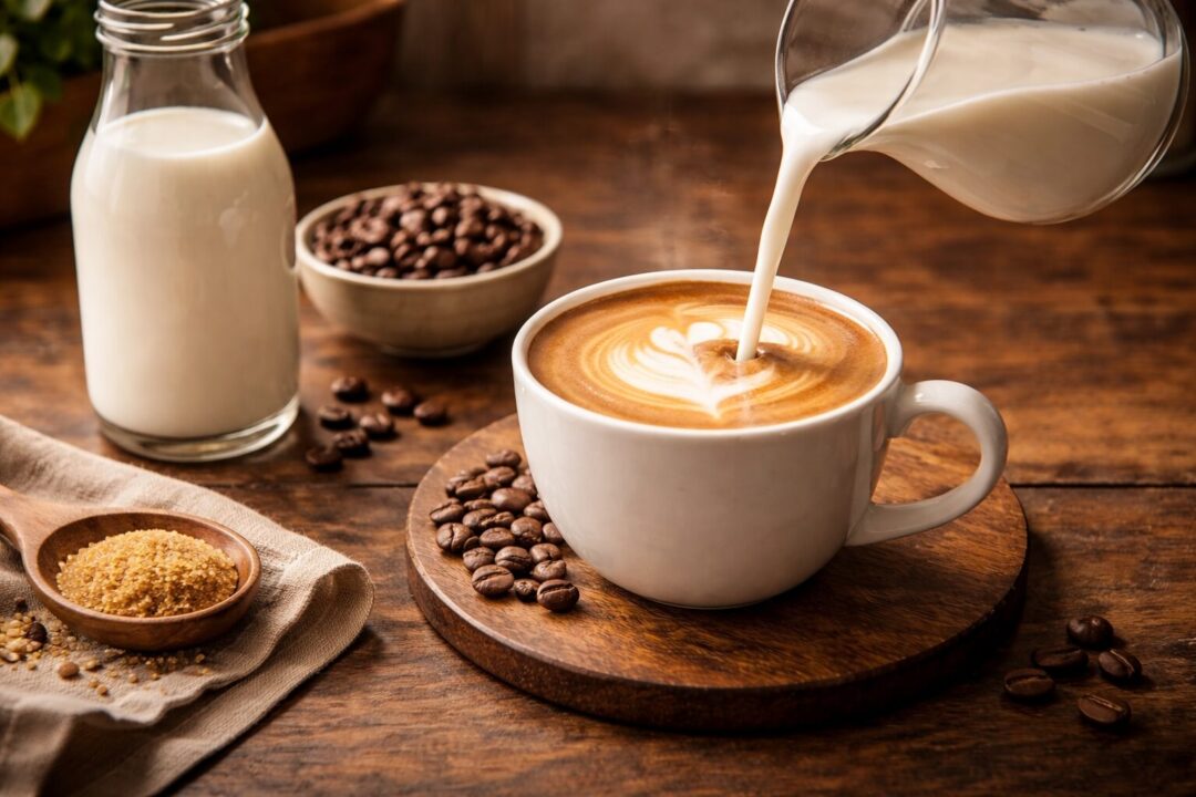 ミルクがコーヒーの味をどう変える?