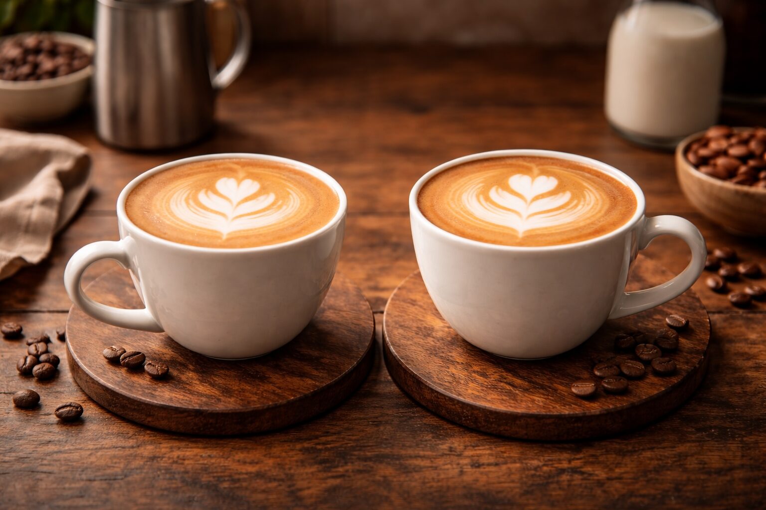 フラットホワイトとは？ラテとの違い