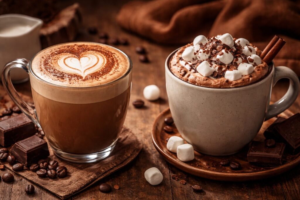 モカとホットチョコレートの違い