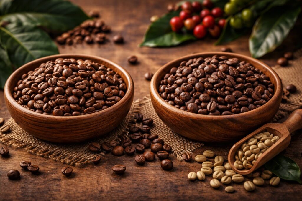 ロブスタ種とアラビカ種の違い