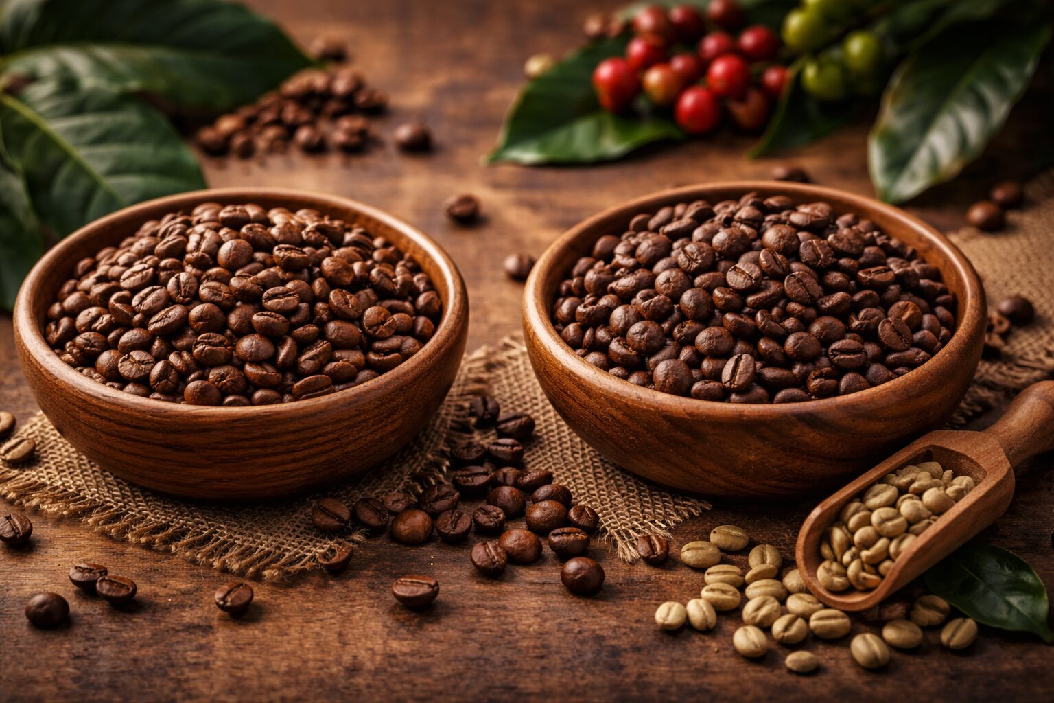 ロブスタ種とアラビカ種の違い