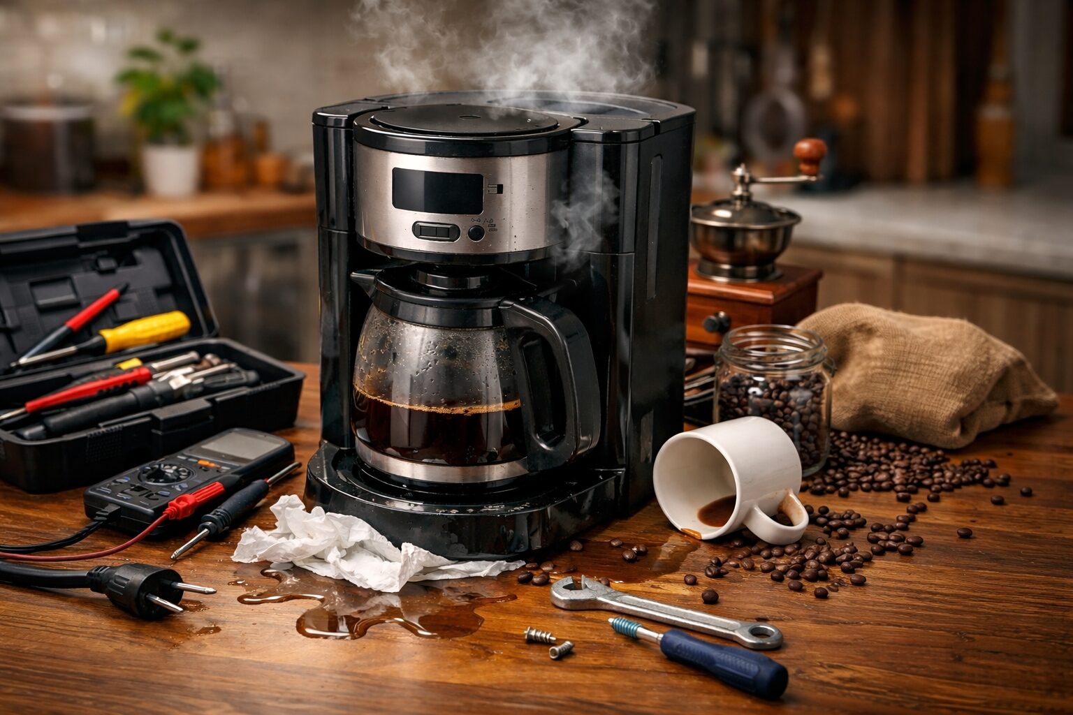 コーヒーメーカーが故障した時のチェックポイント