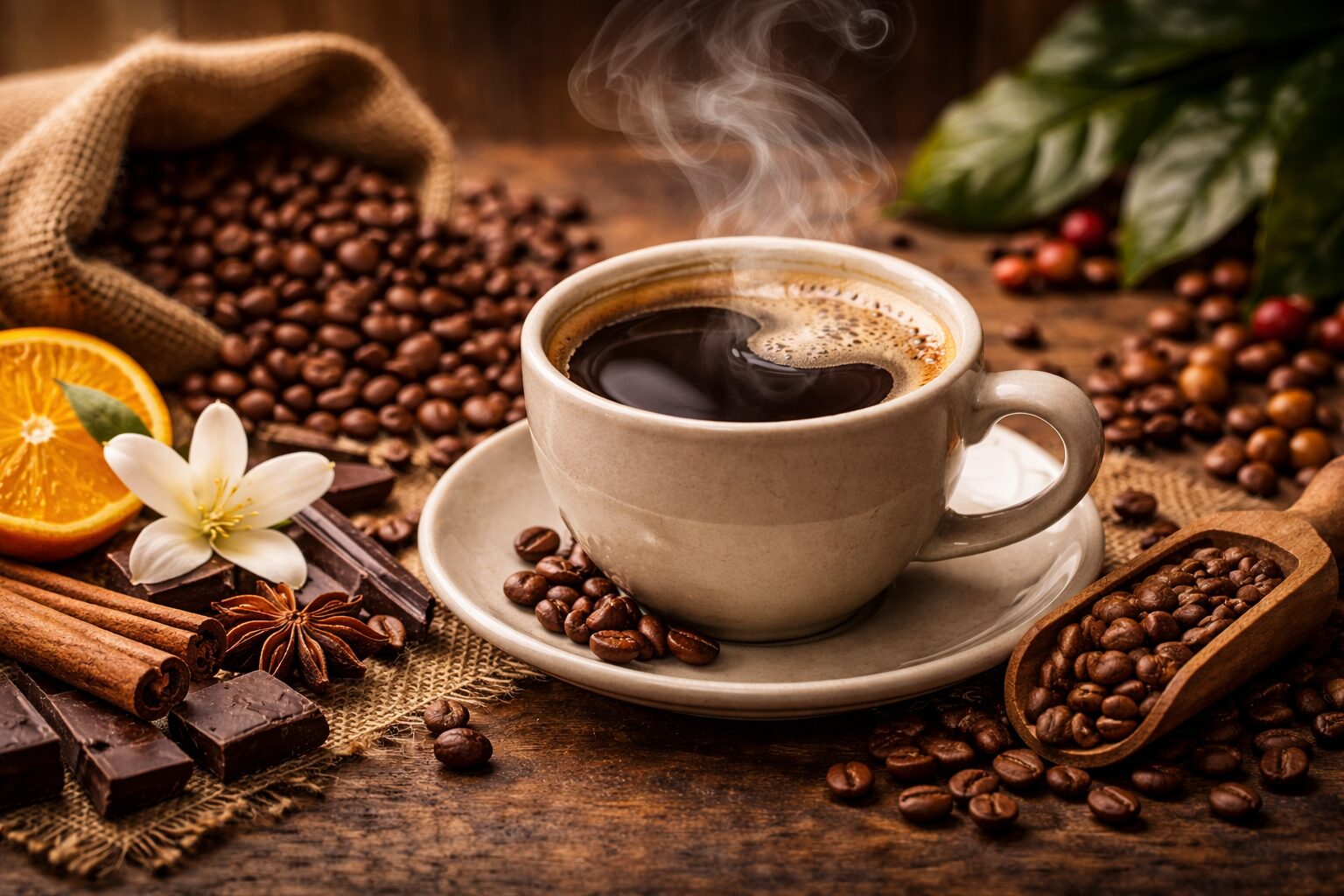 コーヒーの香りはどこから来る？