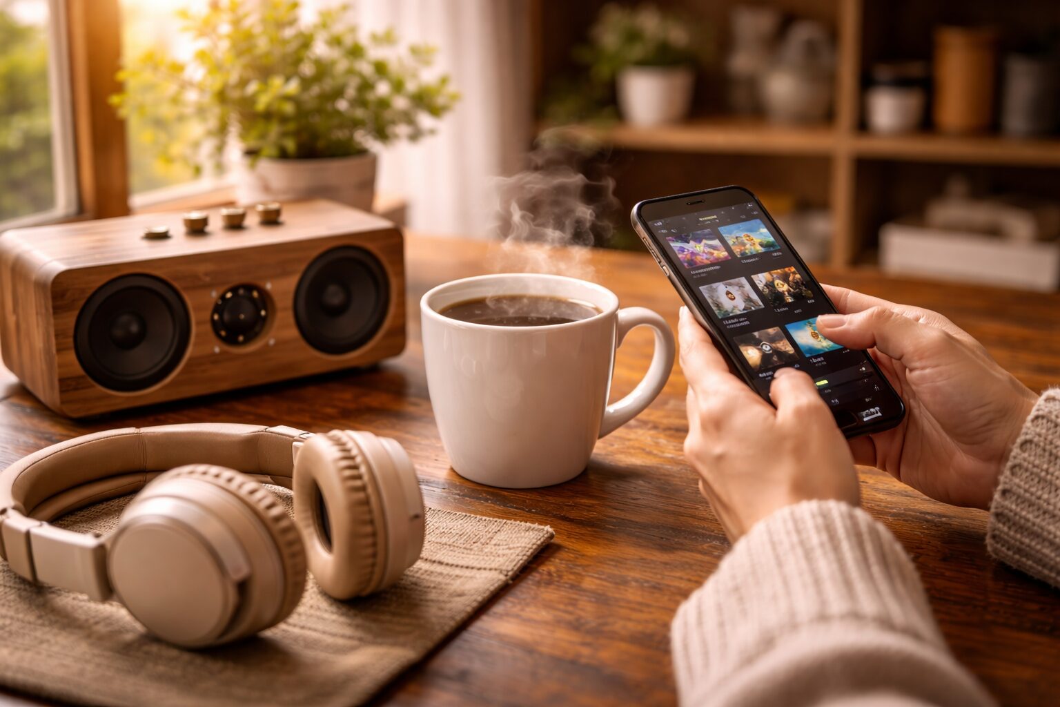 自宅カフェで気分が上がる音楽の選び方