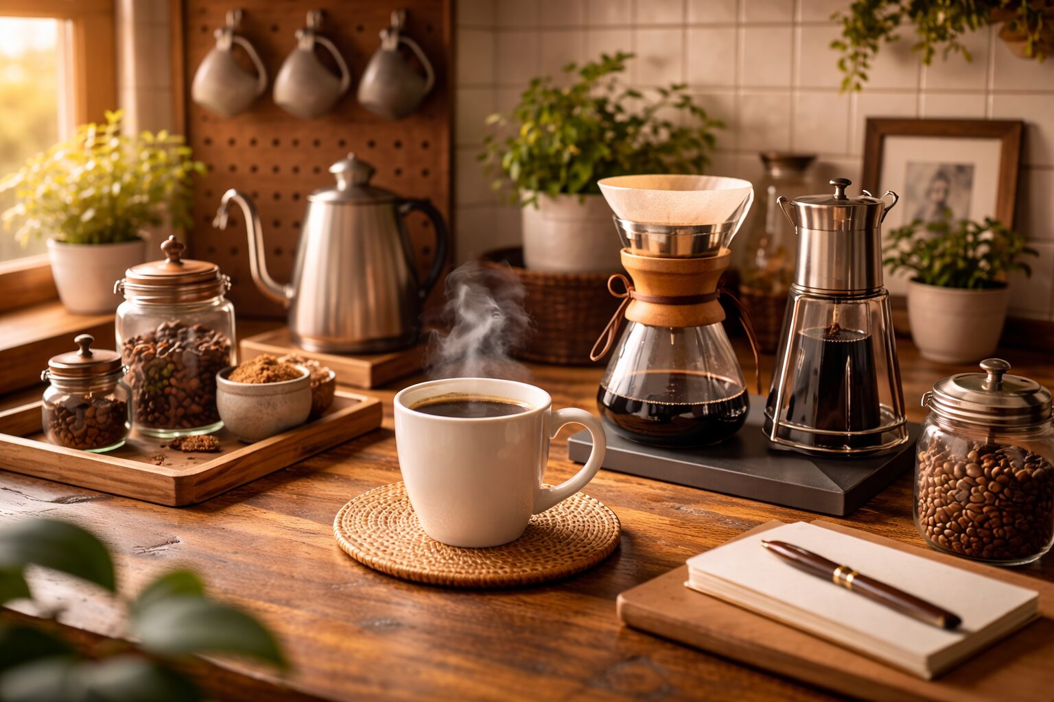 コーヒー器具をインテリアとして楽しむ方法