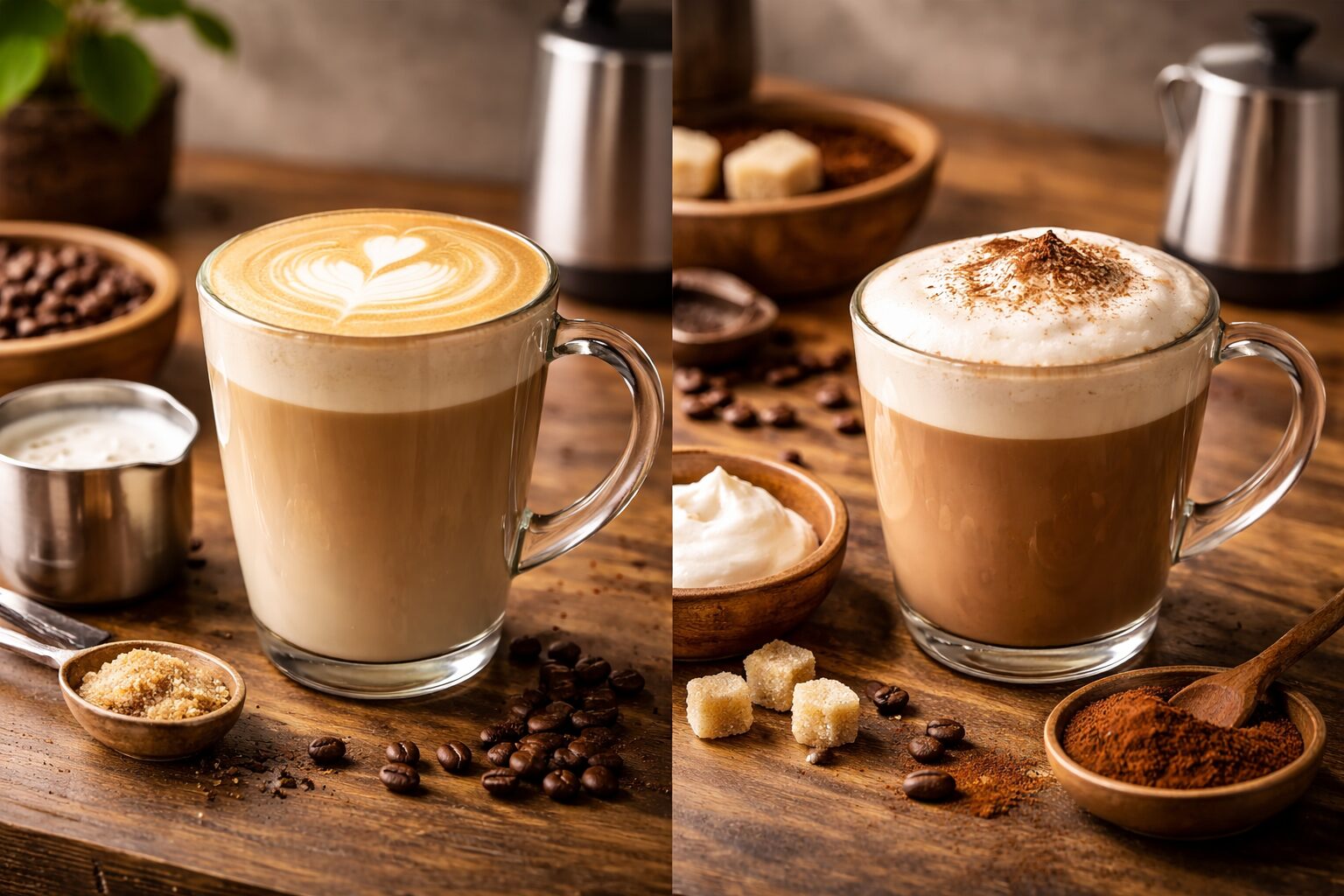 ラテとカプチーノの違い