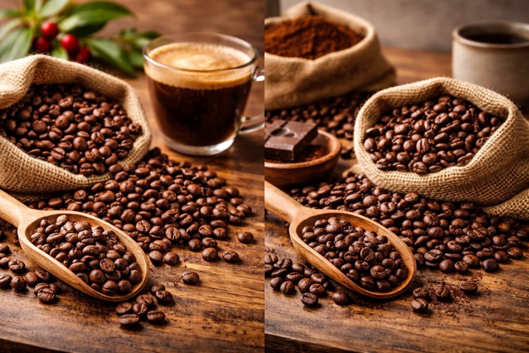 アラビカ豆とロブスタ豆、味と価格の違い