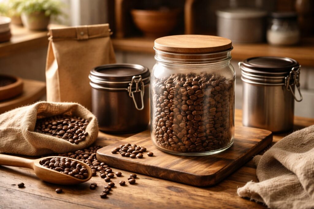 コーヒー豆の正しい保存方法