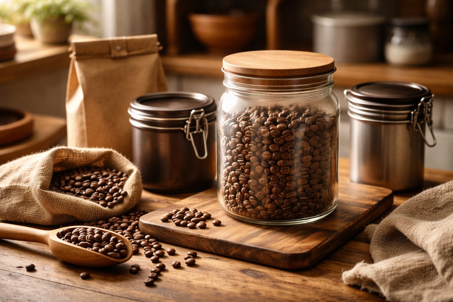 コーヒー豆の正しい保存方法