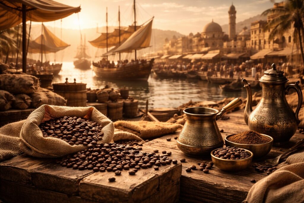 モカ港とコーヒーの歴史