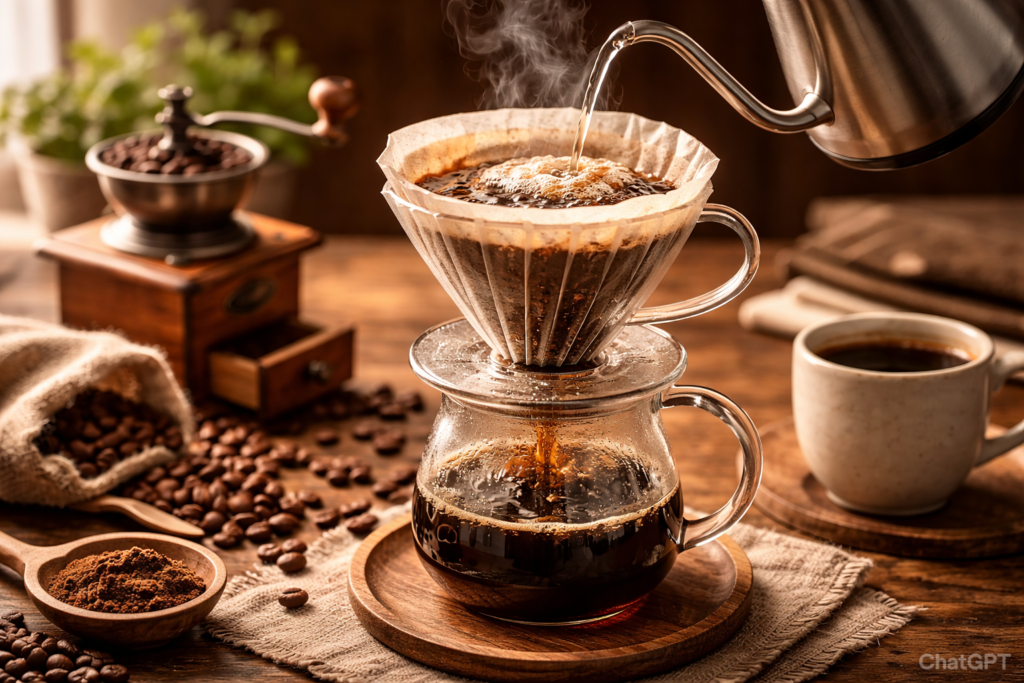 ドリップコーヒーとは？味の特徴と淹れ方