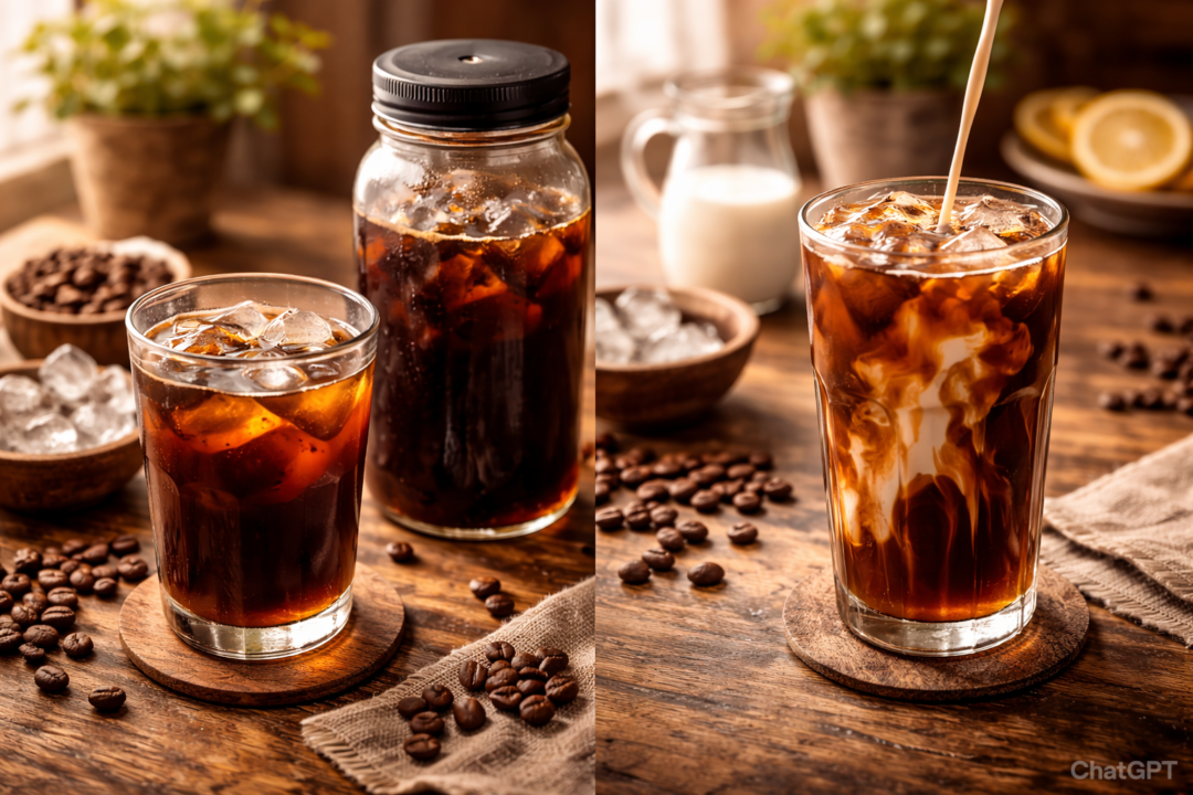 コールドブリューとアイスコーヒーの違い