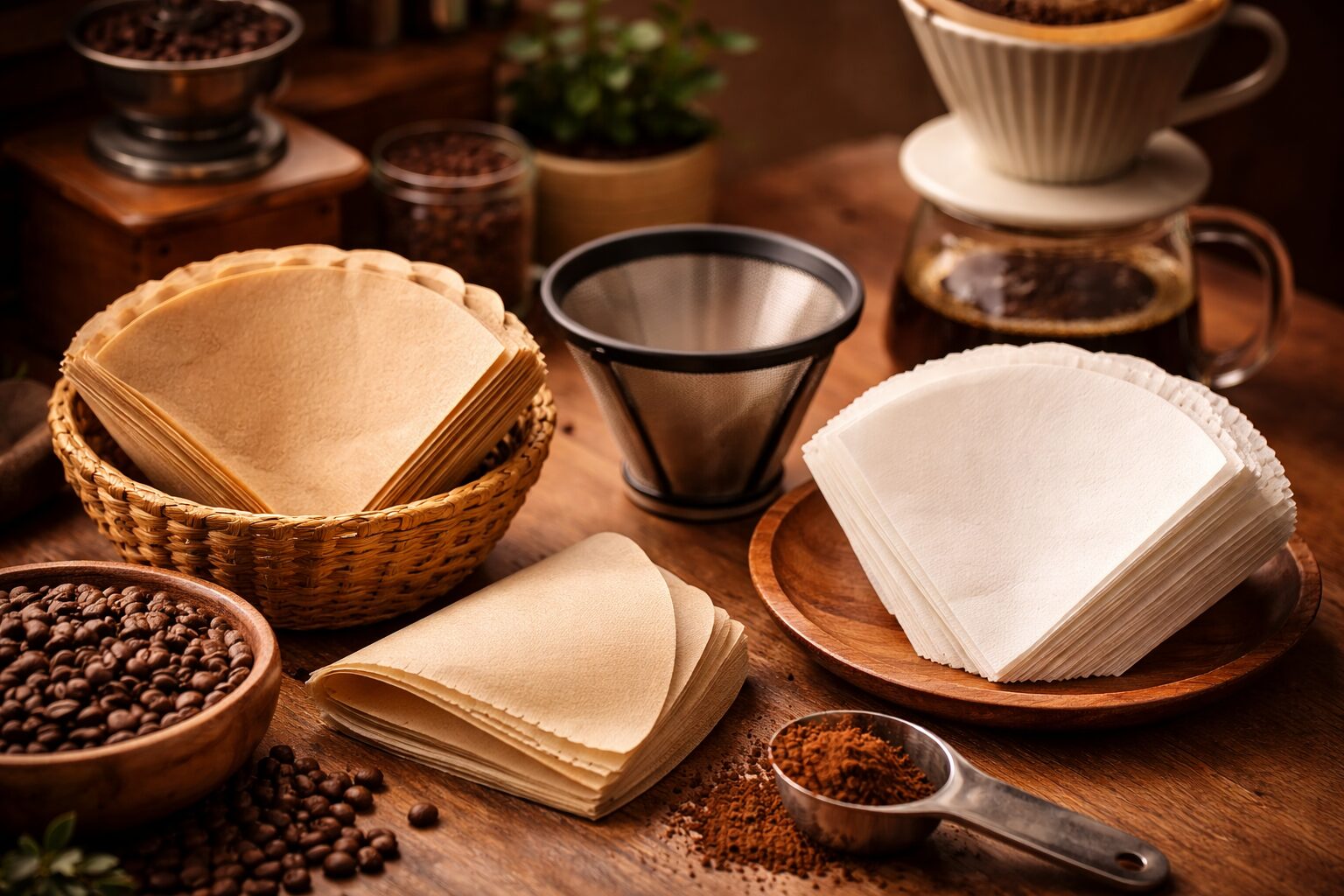 ペーパーフィルターの種類による味の違い