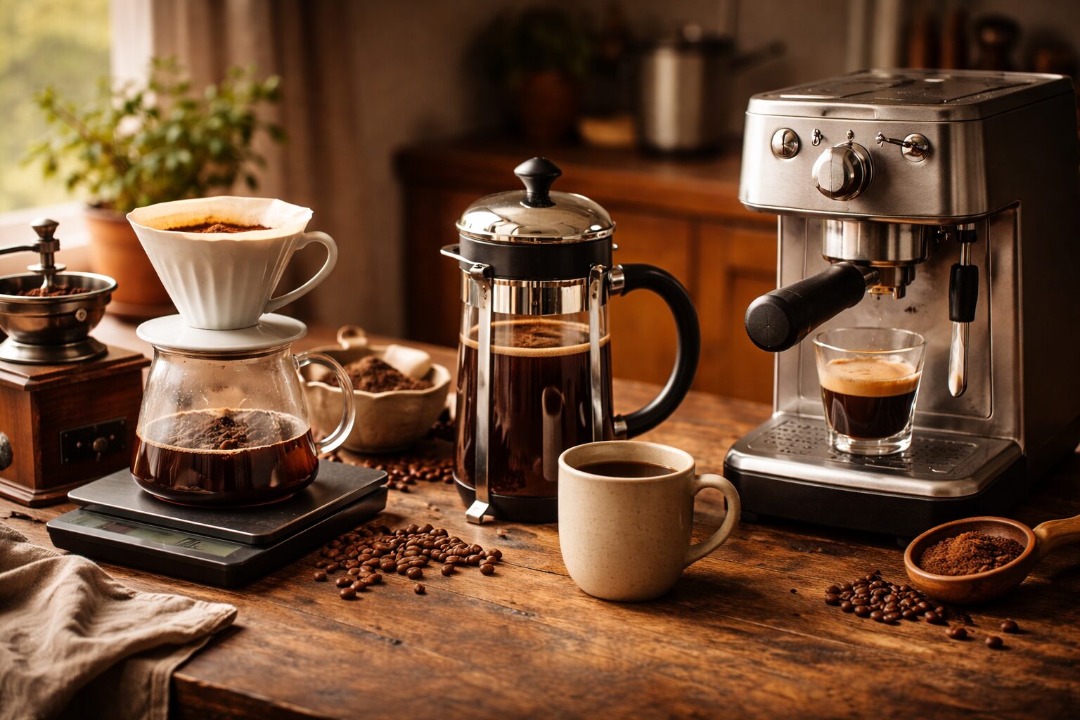 抽出方法別コーヒーガイド（ドリップ・プレス・エスプレッソ）