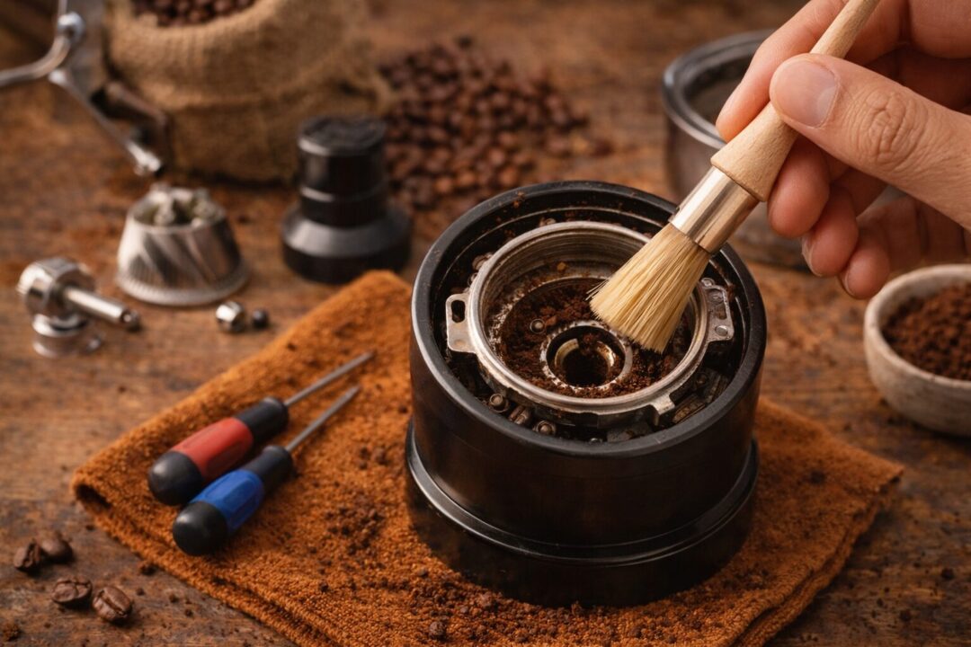 コーヒーミルのお手入れ方法